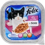 Felix  Häppchen in Gelee Wild & Geflügel