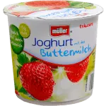 Müller Joghurt mit Buttermilch  Himbeere
