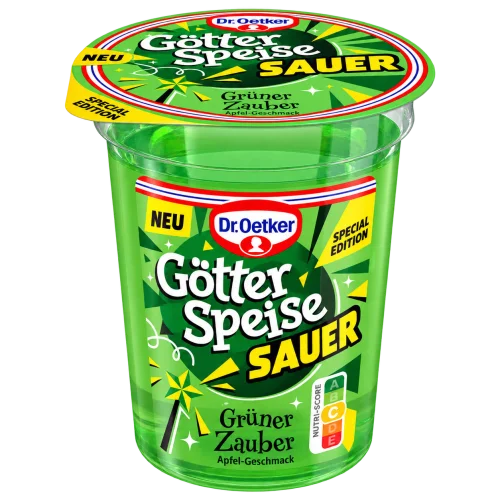 Dr. Oetker Götterspeise  Sauer Grüner Zauber